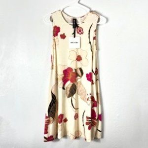 NWT AGNES & DORA SWING TUNIC TANK SIZE SMALL (4-6) VINTAGE BOTANICAL **POCKETS**